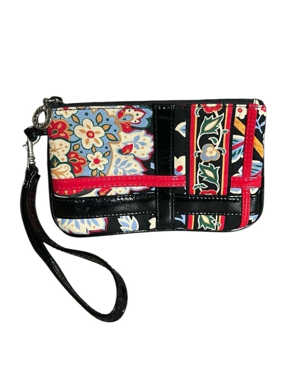 Vera Bradley Versailles Wristlet Zipper Pouch